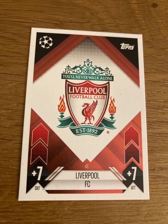 Topps Fussball Karte Liverpool FC (Gebraucht) in Aesch BL für CHF 0.5 ...
