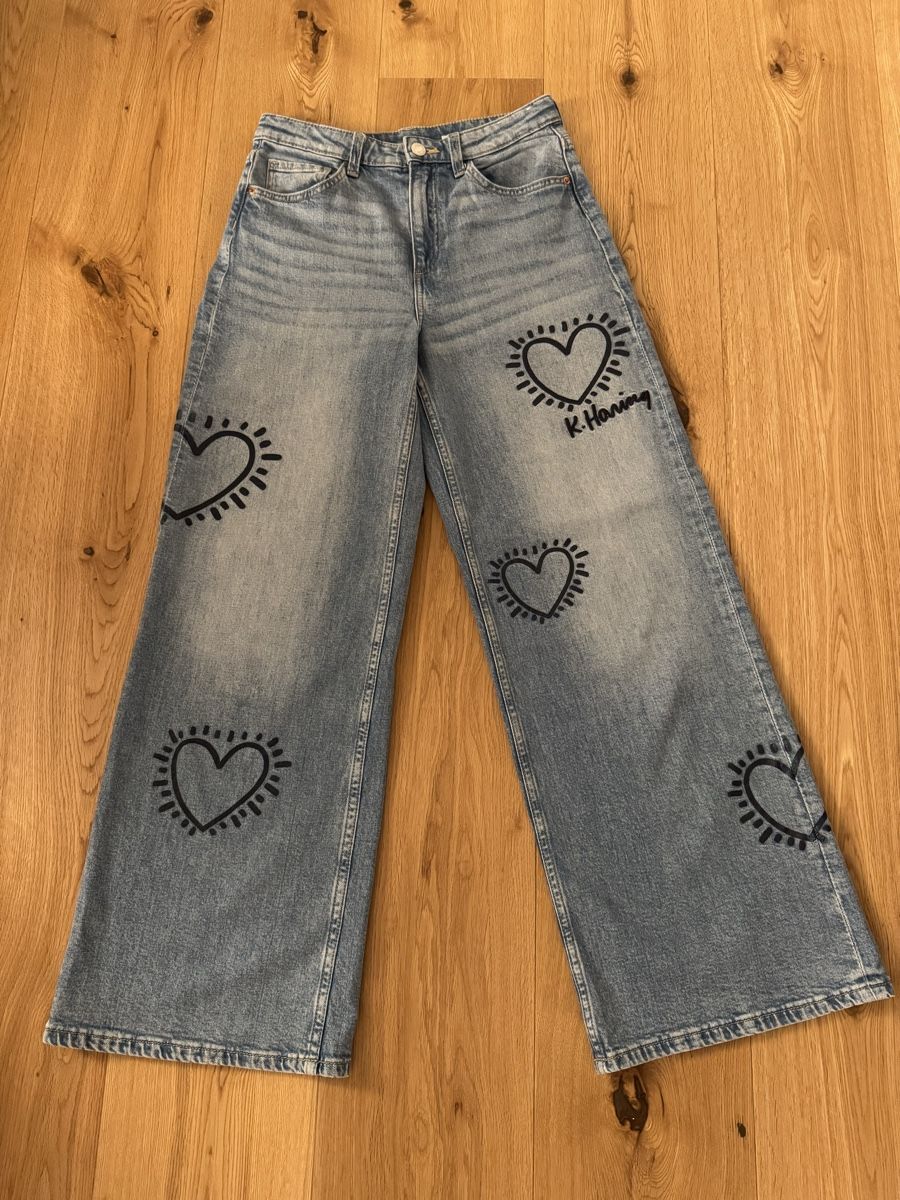 Pantaloni: Jeans Keith Haring – Usato da Puplinge venduto da Cechth