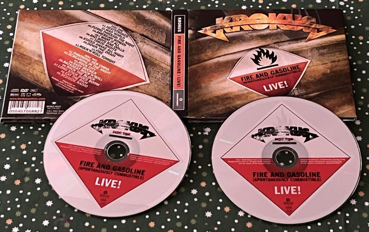 CDs: Krokus - Fire And Gasoline Live - CD & DVD – Gebraucht aus Riehen von han_82q8