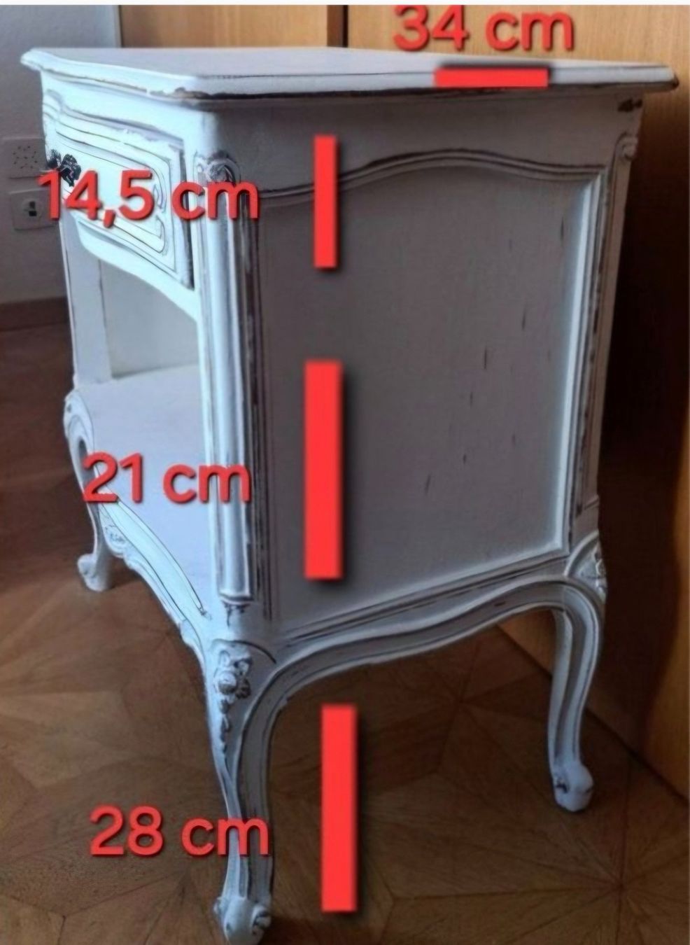 Comodini: Shabby Chic Nachttisch / Beistelltisch – Usato da Döttingen venduto da M.kiss 3