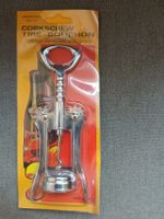 NEW! Chrome-Plated Winged Corkscrew - New in Package!