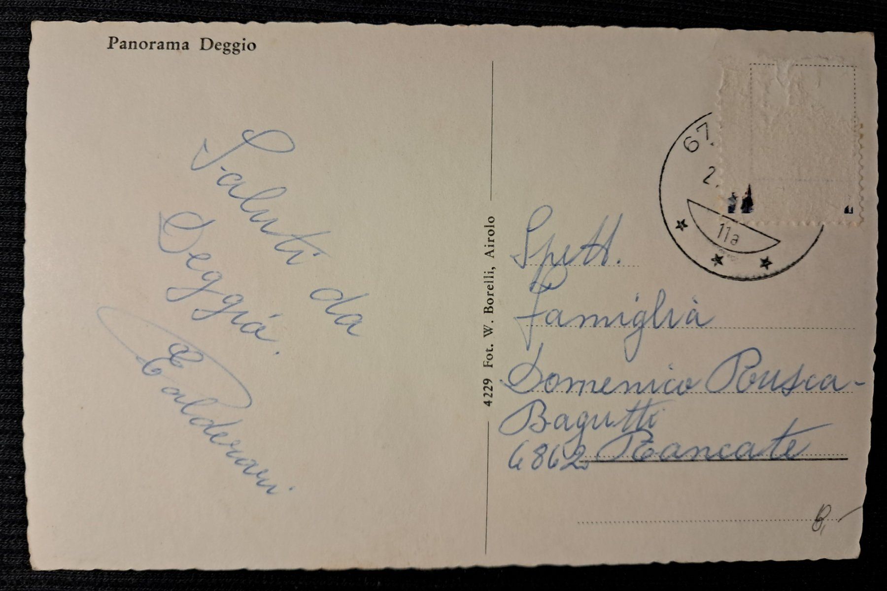 Ansichtskarten: DEGGIO – Gebraucht aus Ponto Valentino von giorgia06 1