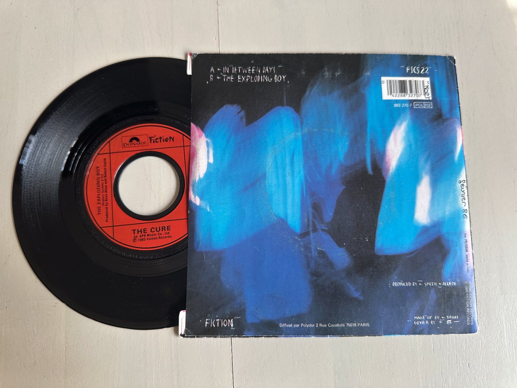 Schallplatten: THE CURE tolle Single In between days 80's New Wave Synth – Gebraucht aus Basel von Partridge 1