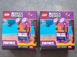 2 x LEGO 40728 - BrickHeadz Fortnite Brite Bomber, NEW