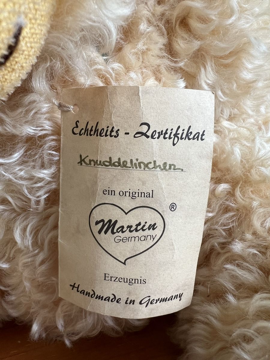 Spielzeuge: Martin Germany Teddybär, Knuddelinchen – Gebraucht aus Pfeffingen von Jbieli 5