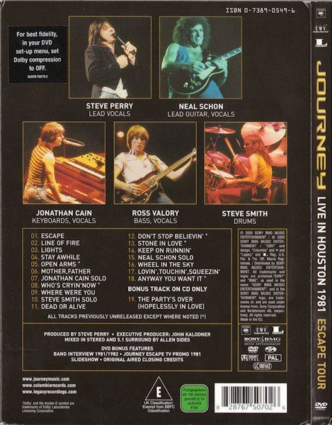 Tutti i DVDs: Journey: 2001 DVD – Nuovo e nell'imballaggio originale da Steinhausen venduto da Vilivinili 1