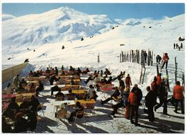 SAVOGNIN Bergstation der Gondelbahn Scargneras - Wintersport