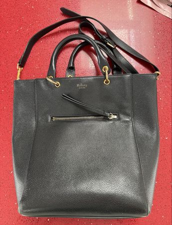 Mulberry Ledertasche, schwarz