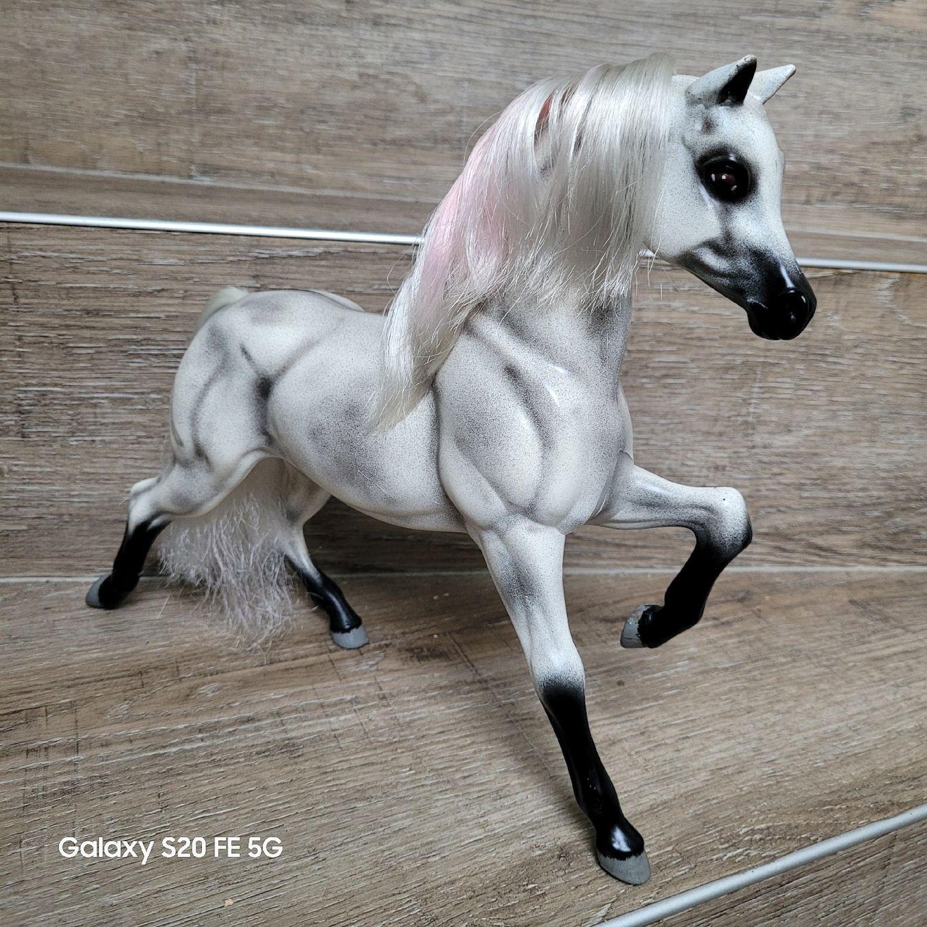 Giocattoli: Barbie Pferd Hengst Seraphin Repaint – Usato da Niederbuchsiten venduto da klengyel
