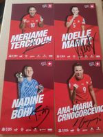 Set  - 4x handsignierte SFV Autogrammkarten ⚽🇨🇭