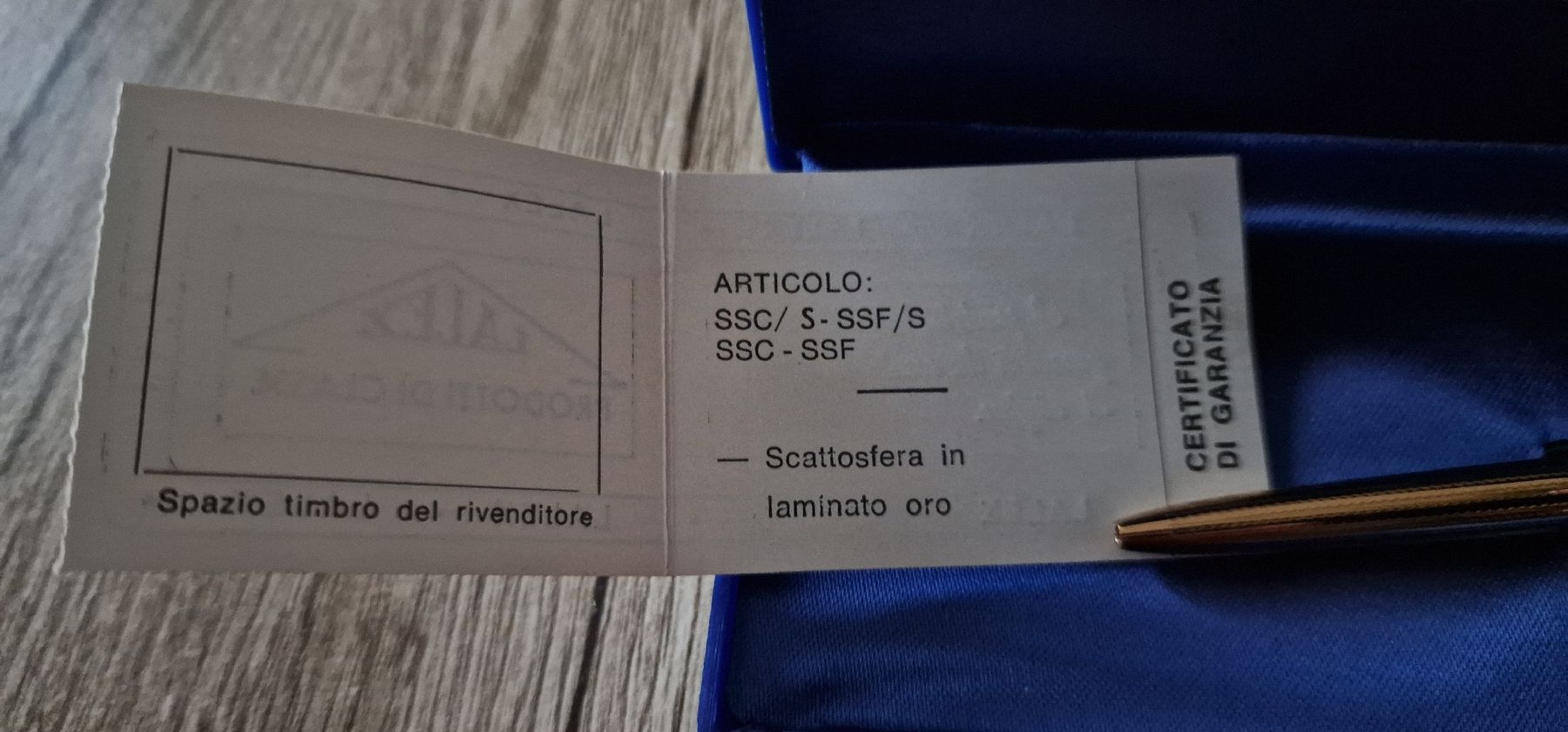 Stifte & Marker: Stylo à bille "LALEX" Plaqué or – Gebraucht aus Genève von Petit-Ange 2