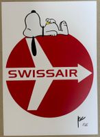 KeC: Snoopy Swissair First Class, signiert 1/15