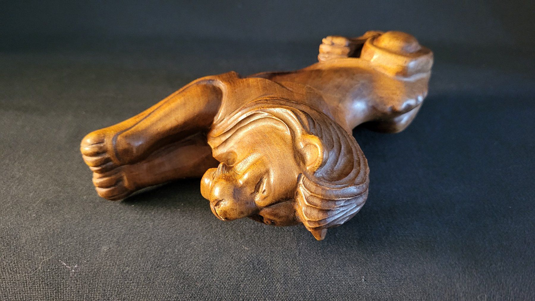 Statuette: Holz-Schnitzerei LÖWE – Usato da Basel venduto da spinne02 8