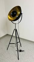Stehlampe schwarz/gold