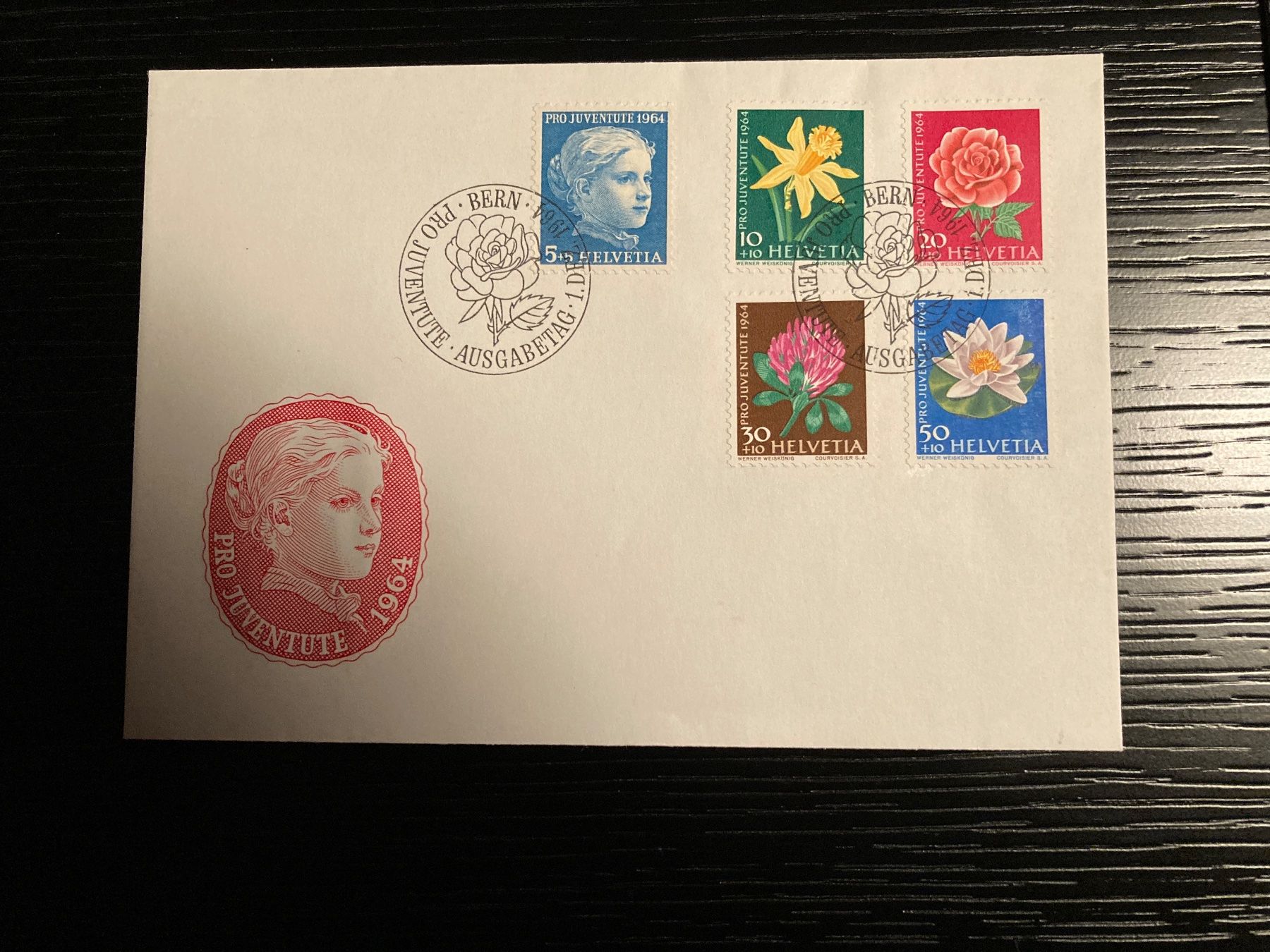 Alle Briefmarken: Ersttagsausgabe 1964 - Pro Juventute – Gebraucht aus Zürich von Ralfli