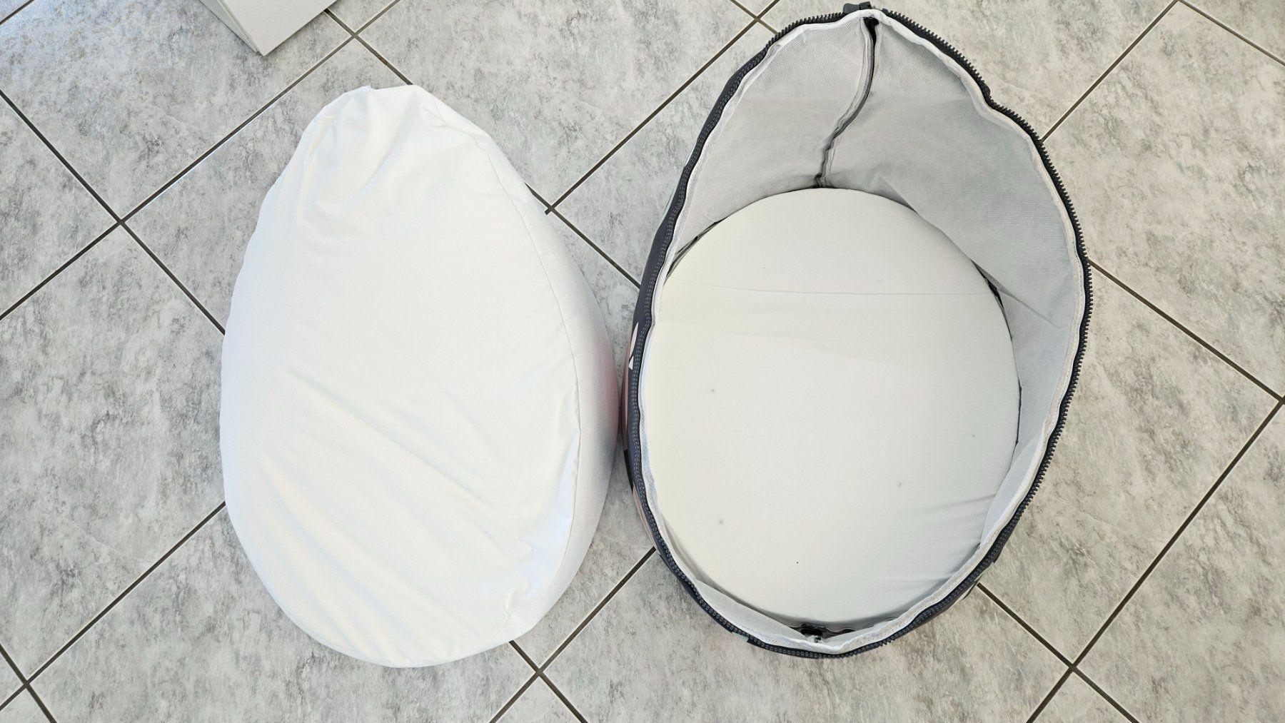 Doomoo Sdraiette & Sdraiette a dondolo: babymoov doomoo 2in1 Babyliege Sitzsack Wippe – Usato da Gossau ZH venduto da Goes05 2