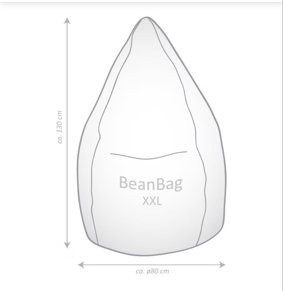 Cuscini: Sitting Point XL mint beanbag chair – Usato da Massagno venduto da lju_rnm7 1