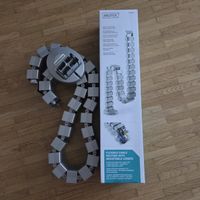 2 DIGITUS Kabelkanal flexibel silber L 130cm