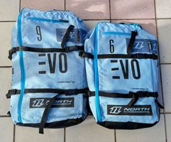 North Kiteboarding Evo Kites Set 6qm und 9qm gebraucht