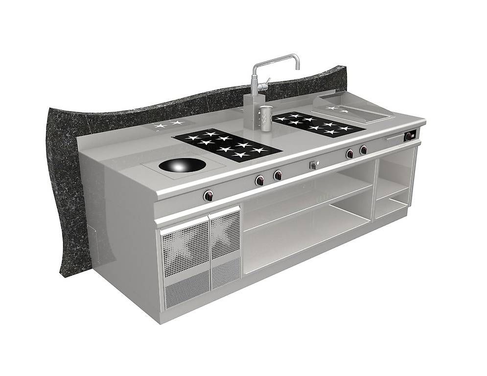 Cucine complete: Fourneau induction professionnel MENU SYSTEM- Excellent état – Usato da Carrouge venduto da mimich57 1