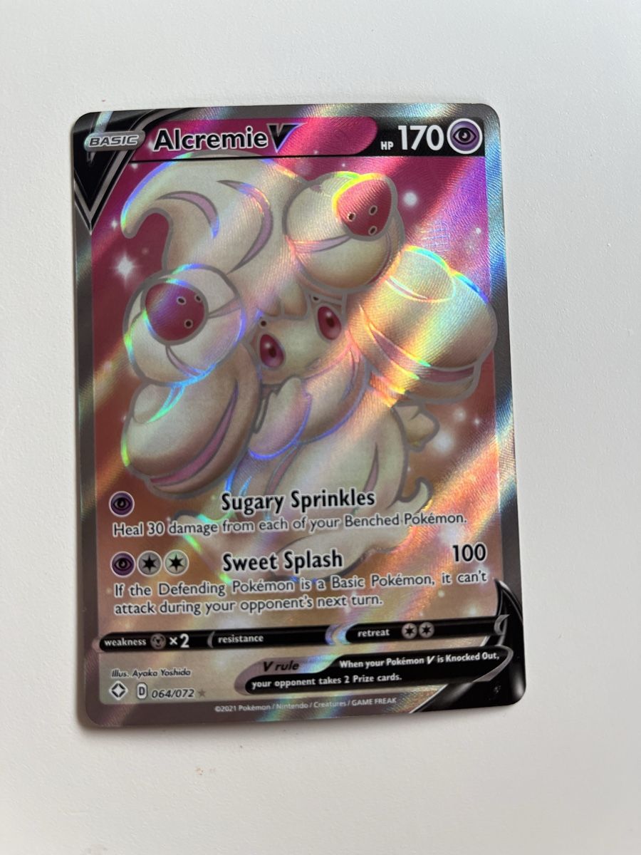 Pokémon Carte collezionabili: Alcreamie V Black Pokémon EN – Nuovo (secondo la descrizione) da Reichenbach i. K. venduto da del_c7lw
