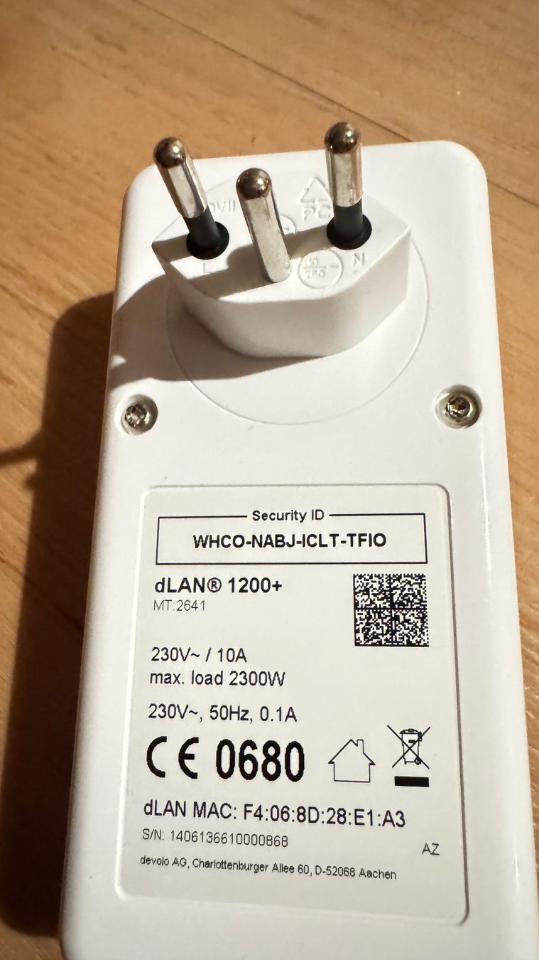 Devolo Unità & Adattatore: Powerline-Adapter Devolo dLAN 1200+ – Usato da Uerikon venduto da Jeanne04 4