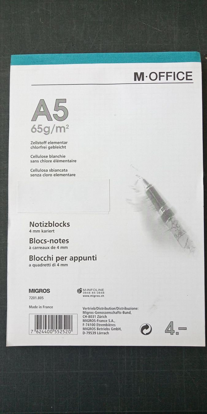 Schreibblöcke: Schreibblock A5 – Neu und originalverpackt aus Wängi von Ladys_First