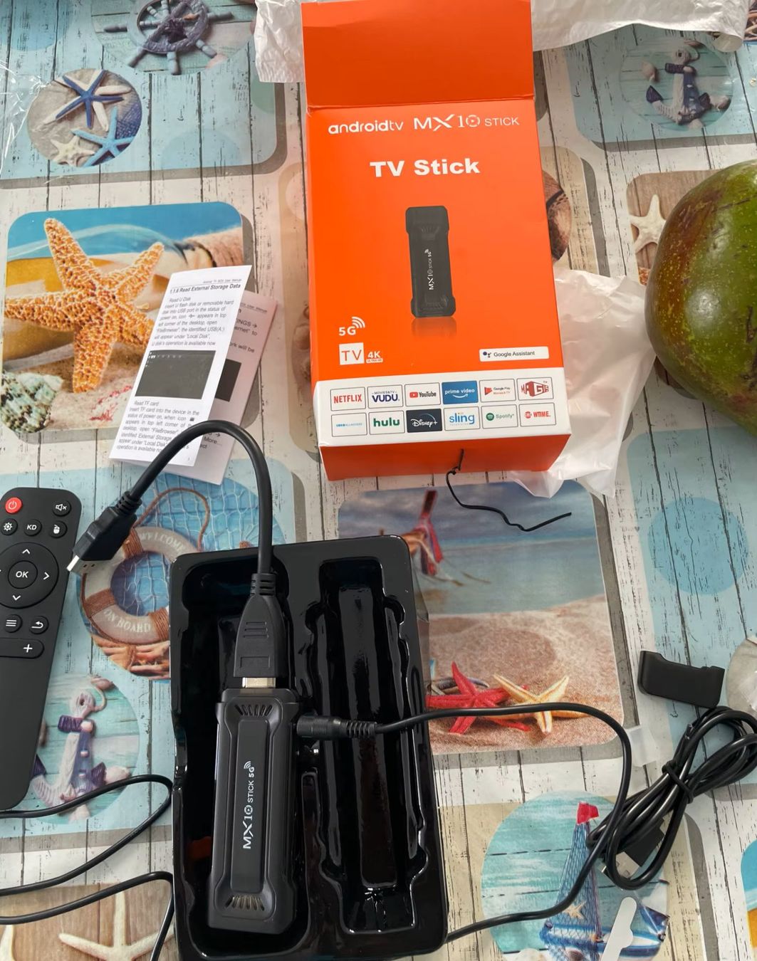 Sistemi audio & multimediali: TV Stik androidtv MX10 – Nuovo e nell'imballaggio originale da Zuchwil venduto da Beppe_25.3 1