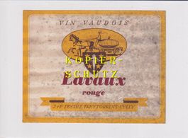 Etikette - Lavaux rouge /bd