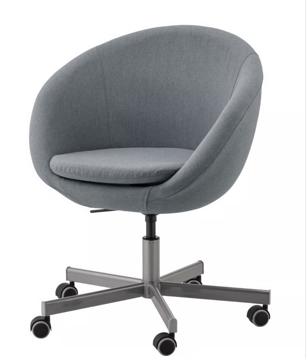 Ikea Sedie: Office Chair Grey Swivel Adjustable Height Good Condition – Usato da Cham venduto da cerober
