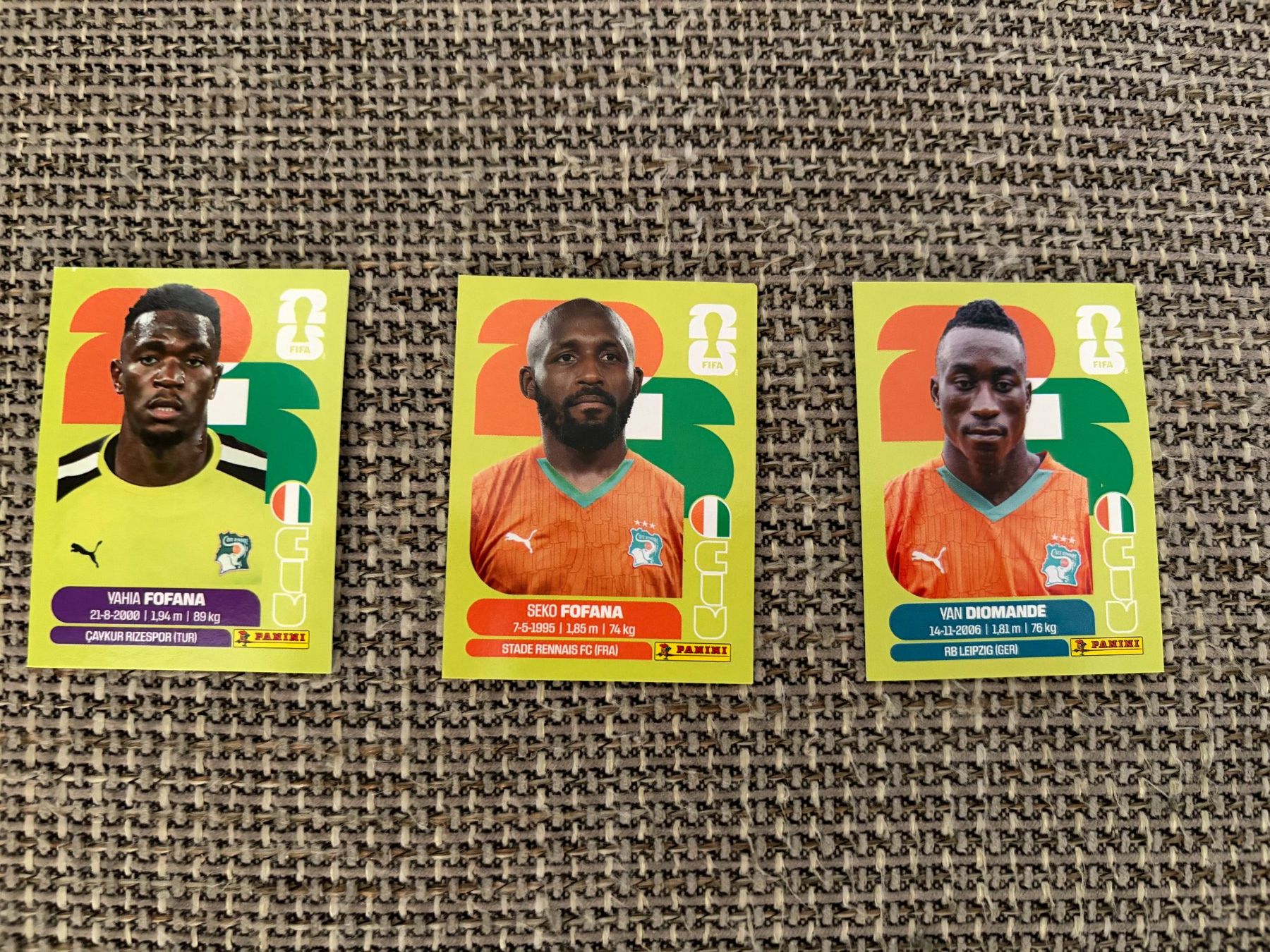 Panini Carte collezionabili: FIFA WM 2026 Panini CIV 2 / 11 / 18 – Usato da Egg b. Zürich venduto da pie_9jrw