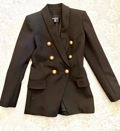 Balmain black blazer FR 36