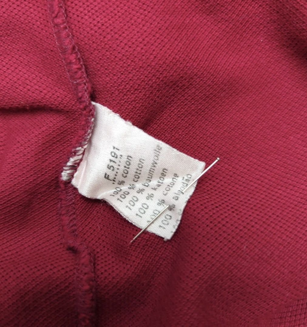 Lacoste Magliette Polo: Lacoste Poloshirt Bordeaux Grösse 5 – Usato da Le Locle venduto da sAm_2112 2