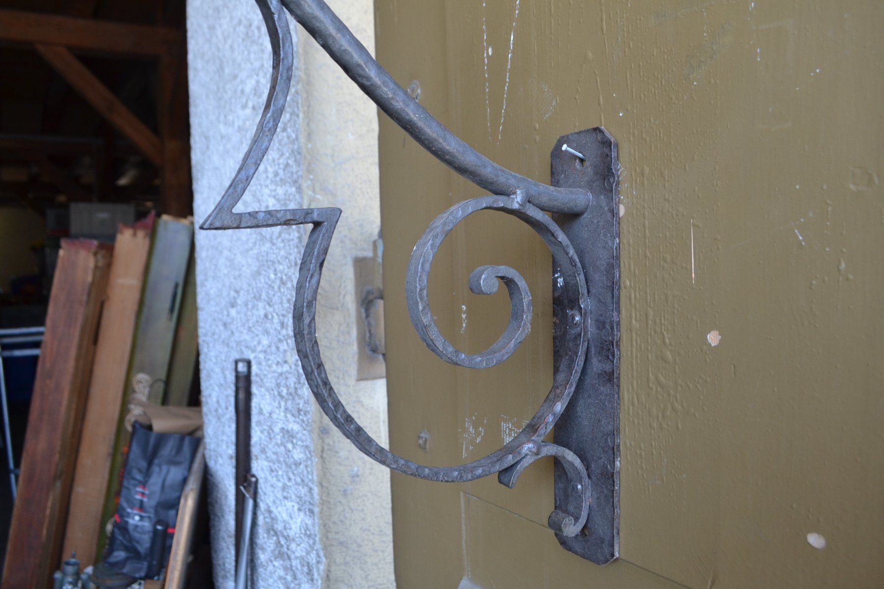 Lampade: Ausleger Aussen Wandleuchte,  Metall, – Usato da Wil SG venduto da Athi 1