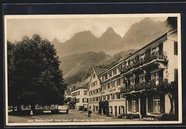 Wallenstadt, Hotel Seehof, Blick auf die