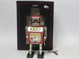Blech Roboter Pixel Robot zum aufziehen Ro-Bot