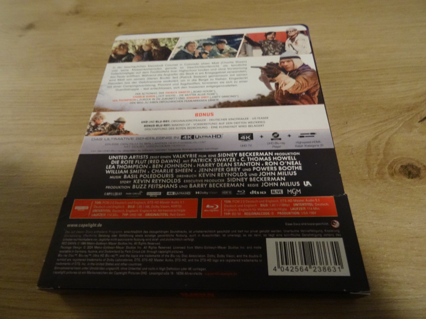 Tutti i DVDs: Red Dawn Steelbook 4K UHD BLU-RAY – Usato da Olten venduto da Disc-Verkauf 1