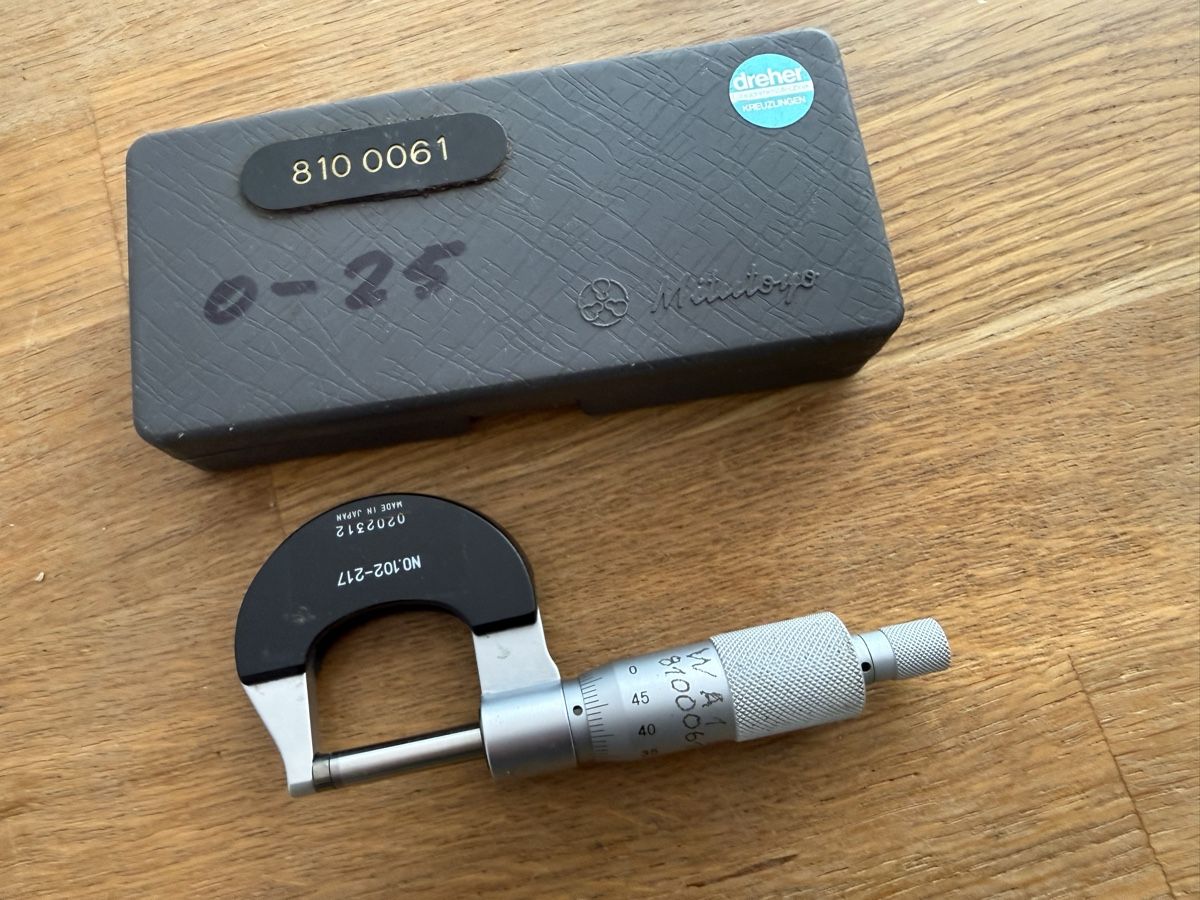 Mitutoyo Messen: Mitutoyo Messschraube 0-25mm Mikrometer – Gebraucht aus Goldach von Messerguru 4