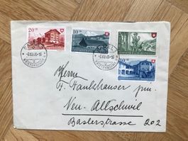 1948 Pro Patria. Ganzer Satz auf Couvert