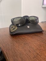 Sonnenbrille Ray-Ban Wayfarer Schwarz mit Etui