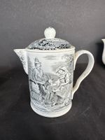 Creamware  Krug mit Deckel  c1890
