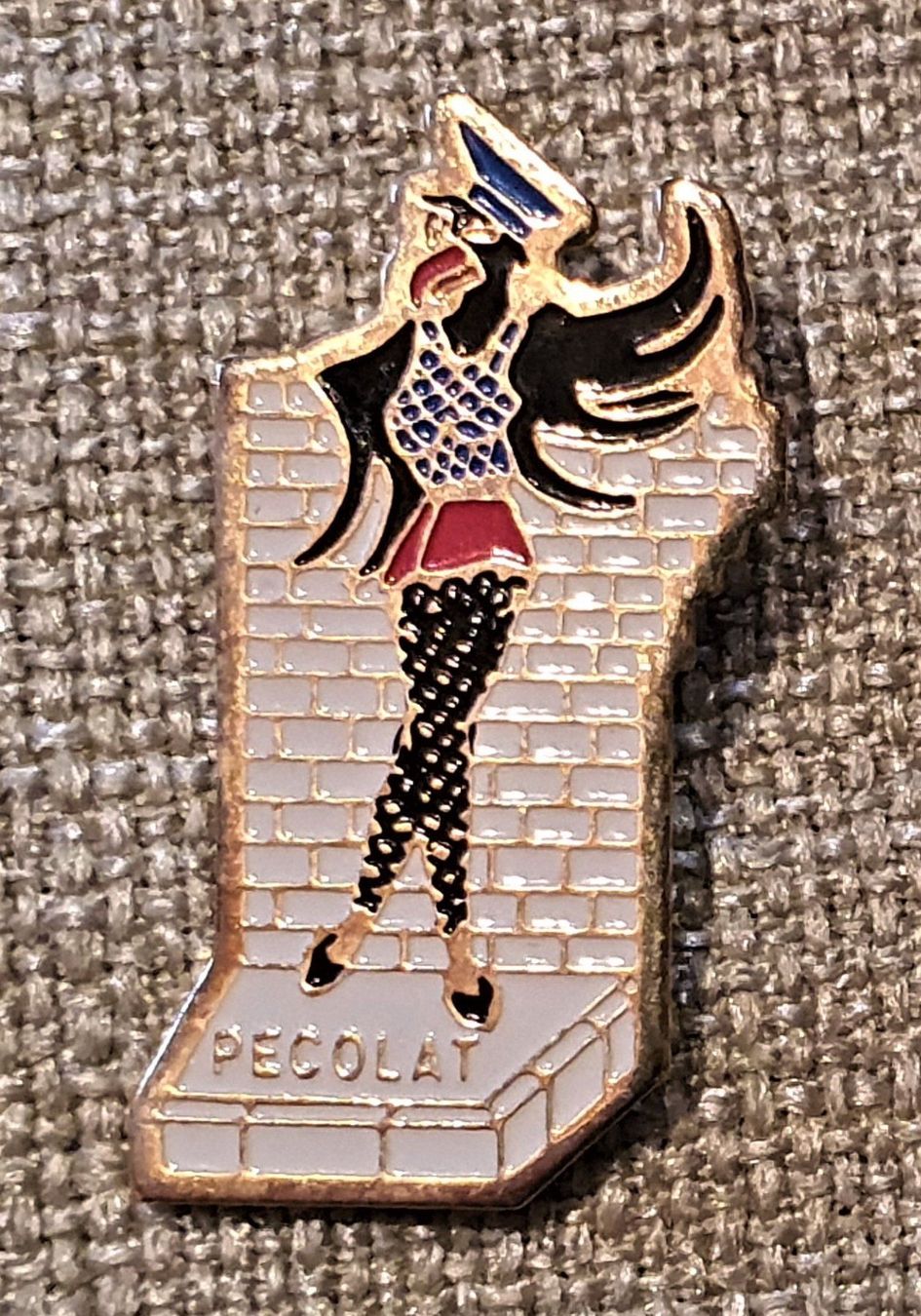 Placchette & Badge: M473 - Pin Pecolat Polizei Genf – Usato da Reinach BL venduto da Boston-Verkauf