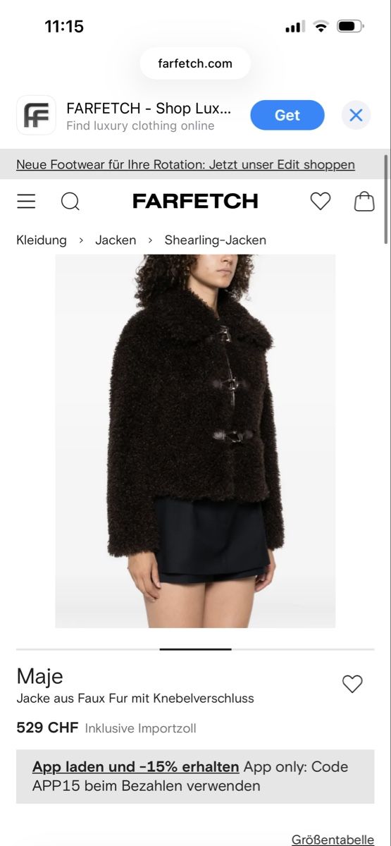 Giacche: Maje faux fur jacket – Nuovo (secondo la descrizione) da Zermatt venduto da eperren 4