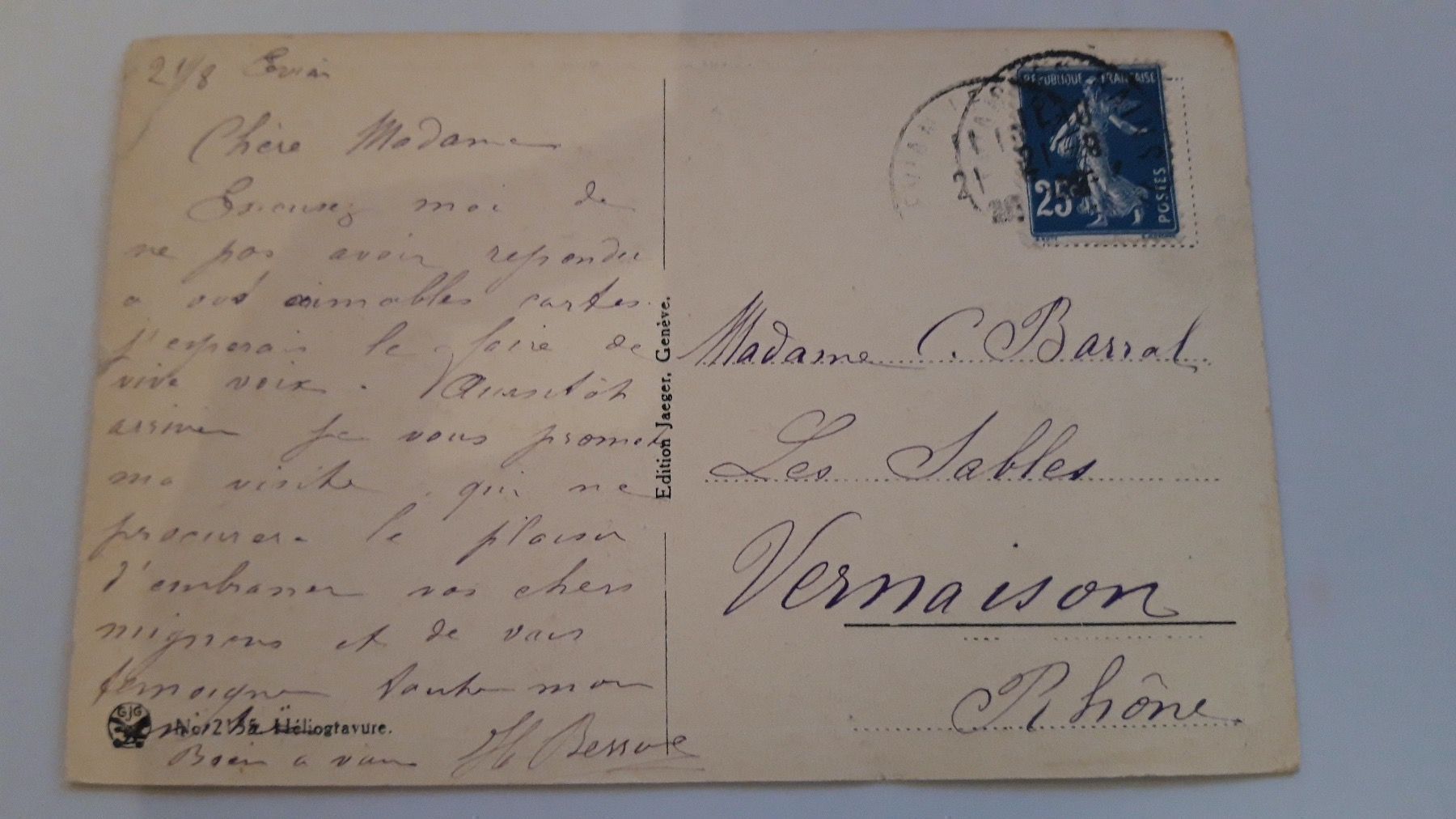 Cartoline postali: Chateau de Chillon et les Dents du Midi – Usato da Sargans venduto da nicsam1815 1