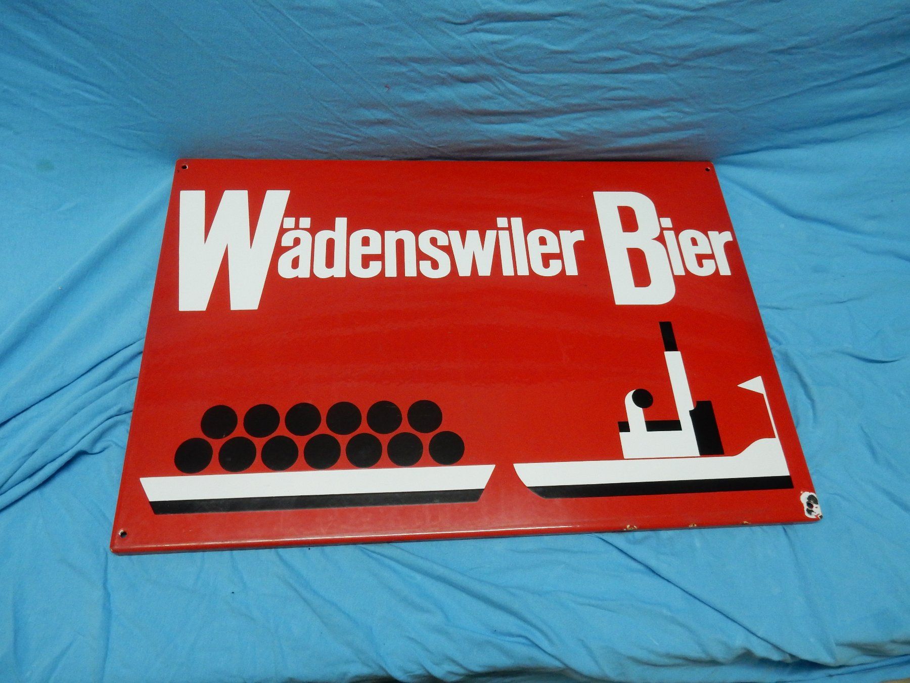 Schilder: Wädenswiler Bier – Gebraucht aus Watt von Mariposa49 2