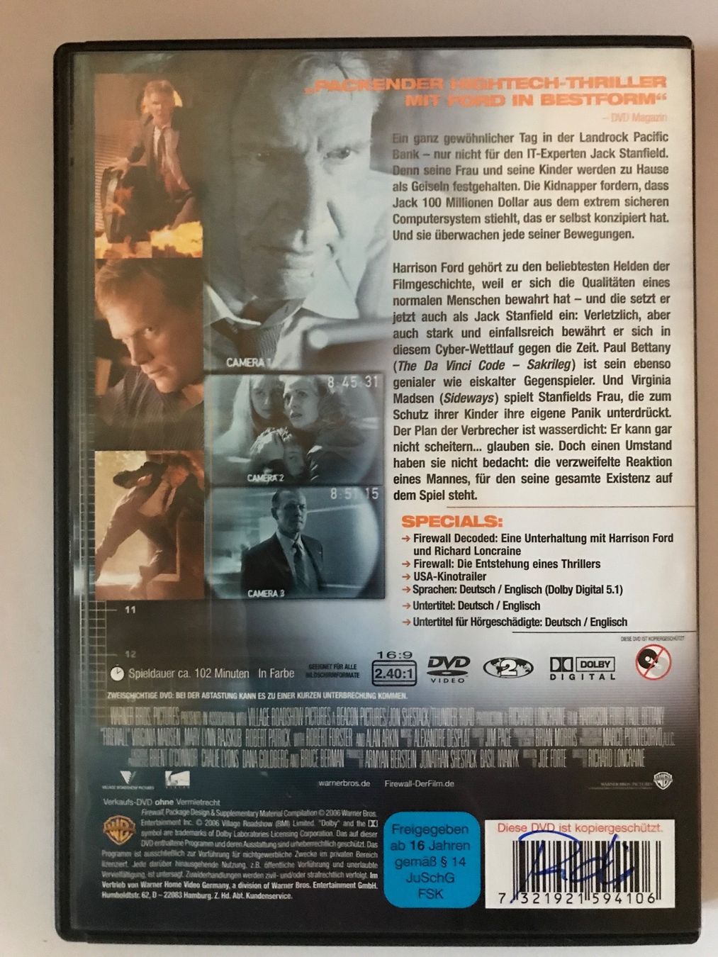 Tous les DVDs: Firewall – D'occasion à Lostorf par heidimeier 1