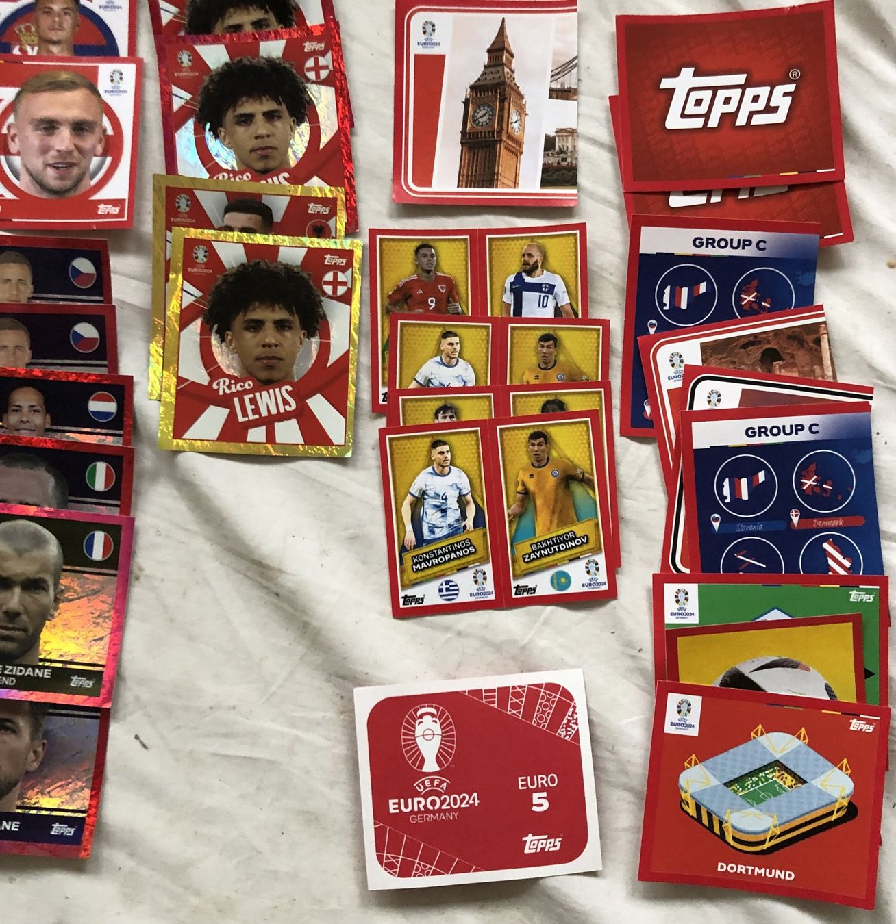 Topps Carte collezionabili: 112x Topps - Sticker - EM 2024 – Usato da Schaffhausen venduto da durruti 4