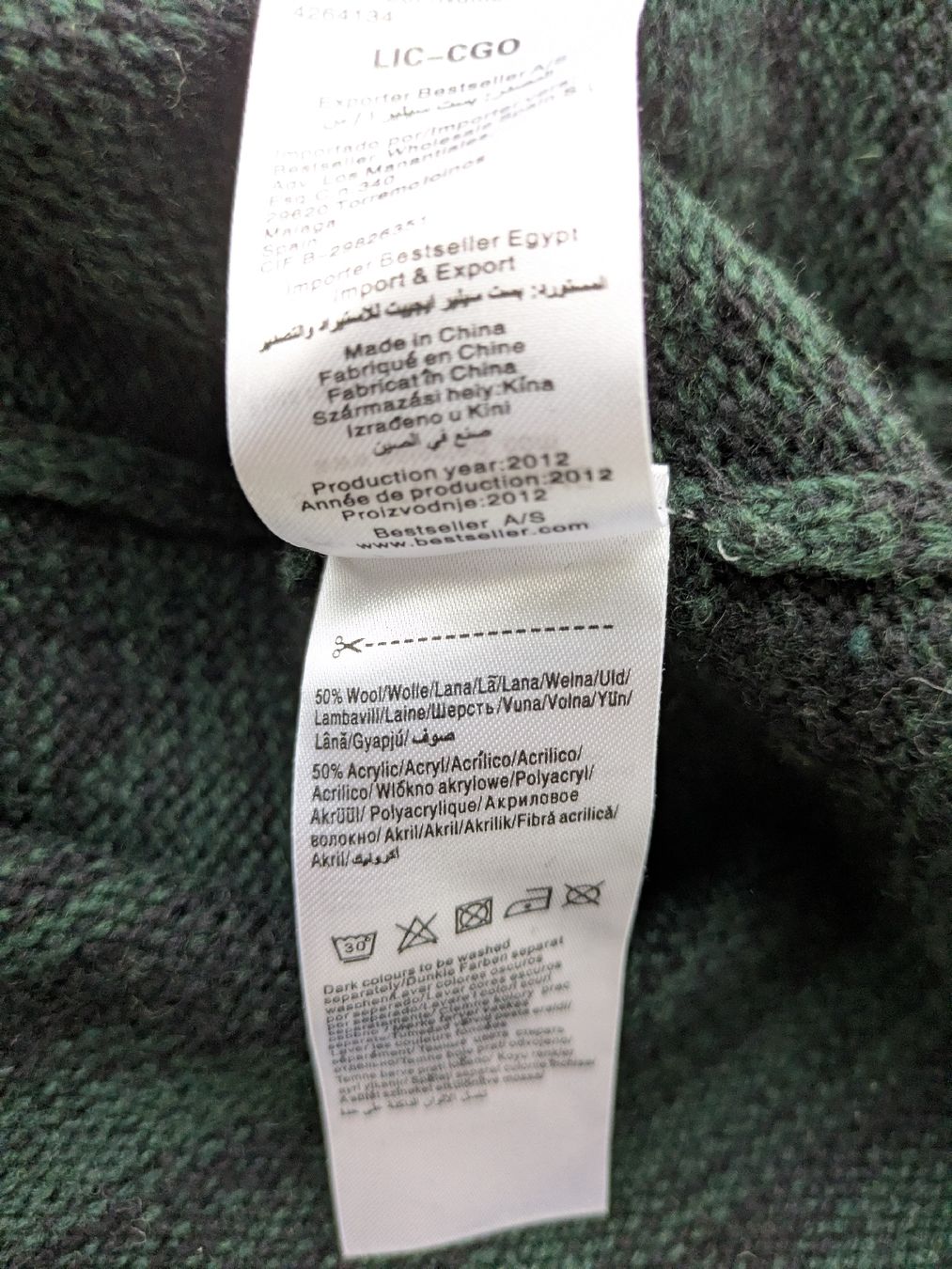 Selected Maglioni & Felpe: Selected Homme Strickpullover Herren L, 50% Wolle – Usato da Rorschach venduto da joh_v2y2 3
