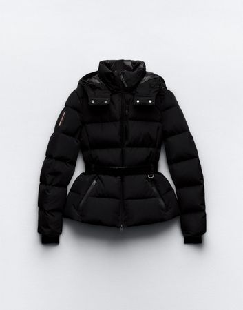 Zara Daunenjacke schwarz