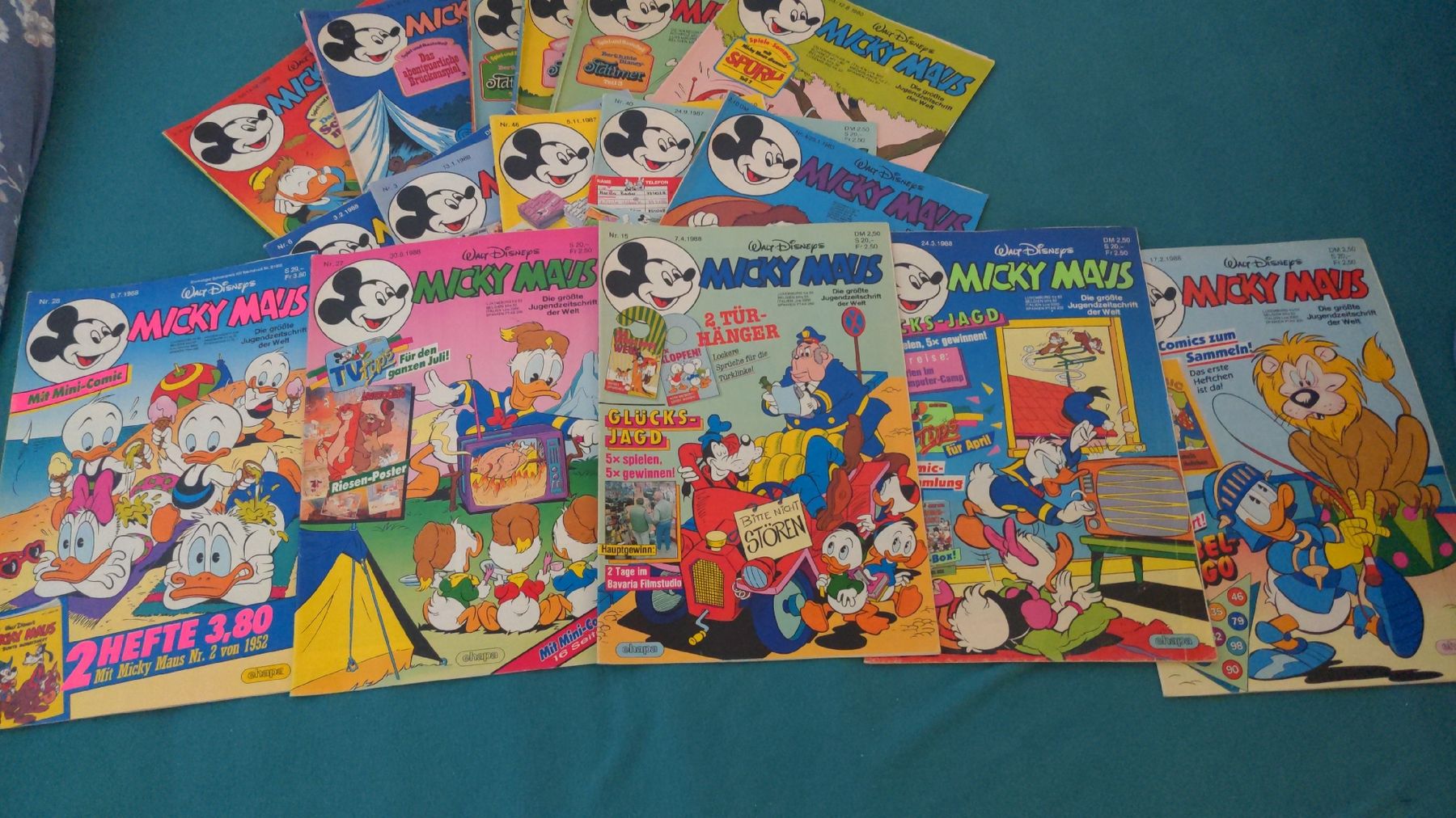 Fumetti: 24x Micky Maus Comics Konvolut - 1980-1990 – Usato da Niederscherli venduto da Mon_Art 3